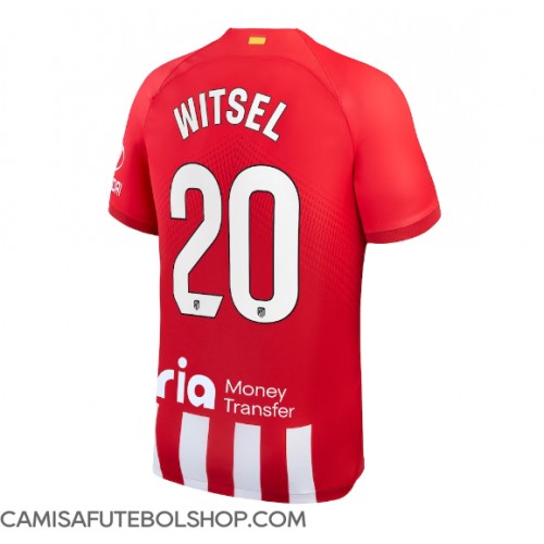 Camisa de time de futebol Atletico Madrid Axel Witsel #20 Replicas 1º Equipamento 2023-24 Manga Curta
